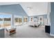 Serene main bedroom with lake views from multiple windows and light-colored walls at 2387 Battle Dr, Villa Rica, GA 30180