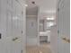 En suite bathroom featuring a soaking tub, shower and vanity at 300 Mill Creek Ct, Acworth, GA 30101