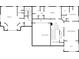 Detailed floor plan showcasing layouts, bedrooms, bathrooms, and closets at 300 Mill Creek Ct, Acworth, GA 30101
