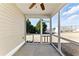 Screened porch with views of the backyard and neighboring homes at 840 Franklin Mill Trce, Loganville, GA 30052