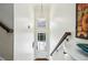 Bright foyer with high ceilings, a chandelier, and a glass-paneled front door at 4 Candler Grove Dr, Decatur, GA 30030
