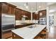 Modern kitchen featuring stainless steel appliances, stylish cabinetry, and island seating at 4 Candler Grove Dr, Decatur, GA 30030