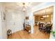 Elegant foyer with hardwood floors and an inviting view into the dining room at 1376 Highway 138 E, Stockbridge, GA 30281