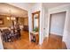 View of the hallway with access to the dining room and bedroom at 1376 Highway 138 E, Stockbridge, GA 30281