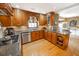 Well-appointed kitchen with wood cabinets, modern appliances, and ample counter space at 1376 Highway 138 E, Stockbridge, GA 30281