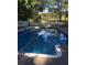 Sparkling in-ground pool perfect for relaxing and entertaining with a nice landscape view at 1376 Highway 138 E, Stockbridge, GA 30281