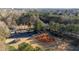 Aerial view of a baseball field and surrounding trees at 6305 Deerwoods Trl, Alpharetta, GA 30005