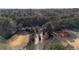 Aerial view of baseball field and surrounding nature at 6305 Deerwoods Trl, Alpharetta, GA 30005