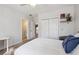 Bedroom featuring neutral paint, plush carpet, closet and ensuite bathroom access at 6305 Deerwoods Trl, Alpharetta, GA 30005