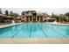 Community pool with diving restrictions at 6305 Deerwoods Trl, Alpharetta, GA 30005