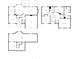Layout of the floorplan with basement, kitchen, living room, bedrooms and baths at 2557 Tolliver Dr, Ellenwood, GA 30294