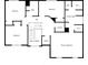 Second floorplan showing bedrooms, bathrooms, walk-in closets, laundry, and utility rooms at 2557 Tolliver Dr, Ellenwood, GA 30294