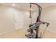 Basement featuring exercise equipment, neutral carpet, and painted walls at 5594 Mountain View Pass, Stone Mountain, GA 30087