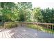 Spacious wooden deck overlooking a green yard, perfect for outdoor entertaining and relaxation at 2647 Wood Hollow Dr, Dunwoody, GA 30360