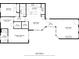Detailed floor plan showing layout of rooms and dimensions at 1905 Cottage Grove Way, Cumming, GA 30040