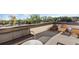 Enjoy lounging on the roof deck with sunbeds and patio seating at 1113 Rivard Nw Cir, Atlanta, GA 30318