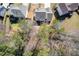 Aerial view of a home with mature landscaping providing shade and privacy in a quiet neighborhood at 5729 Newnan Cir, Austell, GA 30106