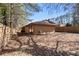 The backyard features a wood fence, with ample room for customization at 841 Lake Hollow Sw Blvd, Marietta, GA 30064