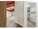 Inviting entryway with wood-look floors leading into a bright living space with vaulted ceilings at 841 Lake Hollow Sw Blvd, Marietta, GA 30064