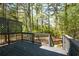 A spacious deck offers an ideal spot for relaxation and outdoor entertaining with a beautiful woodsy view at 2157 Tiffany Ln, Lithonia, GA 30058