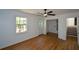 Bright living room featuring neutral tones, and large window at 2157 Tiffany Ln, Lithonia, GA 30058