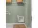 Charming laundry room featuring shelving and washer hookups at 465 Madison Lakeview Dr, Acworth, GA 30102