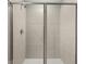 A tile shower with glass doors and a chrome shower head are the main features at 465 Madison Lakeview Dr, Acworth, GA 30102