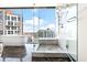 Modern bathroom featuring a soaking tub and shower with stunning city views at 1065 Peachtree Ne St # 3105, Atlanta, GA 30309