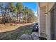 View of the backyard from the back of the house and patio at 2258 Bigwood Trail Trl, Atlanta, GA 30349