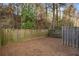 Fenced-in backyard area, perfect for pets or a garden at 1376 Stirling Nw Cir, Atlanta, GA 30318