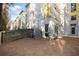 Fenced backyard with ample space and modern home exterior at 1376 Stirling Nw Cir, Atlanta, GA 30318
