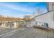 Relaxing balcony seating area with a comfortable bench and throw pillows at 1376 Stirling Nw Cir, Atlanta, GA 30318