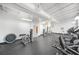 Bright gym featuring modern workout equipment, natural light, and ample open space at 1376 Stirling Nw Cir, Atlanta, GA 30318