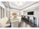 Community room featuring a dining table, lounge area, bar and TV at 3475 Oak Valley Ne Rd # 410, Atlanta, GA 30326