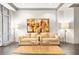 Lobby with two couches, coffee table, carpet and an abstract art painting at 3475 Oak Valley Ne Rd # 410, Atlanta, GA 30326