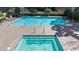 Beautiful community pool and hot tub offer a refreshing retreat for residents at 3475 Oak Valley Ne Rd # 410, Atlanta, GA 30326