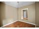 Unique bonus room featuring hardwood floors and a dance pole, perfect for fitness or entertainment at 4046 Harvest Ridge Dr, Douglasville, GA 30135