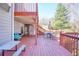Multi-level deck with a bar, seating, and views of the pool at 4046 Harvest Ridge Dr, Douglasville, GA 30135