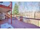 Enjoy outdoor living on this spacious deck, complete with a seating area and a view of the inviting above-ground pool at 4046 Harvest Ridge Dr, Douglasville, GA 30135