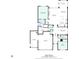 Detailed floor plan showcasing layout of home, including bedrooms, bathrooms, kitchen, and garage at 505 Windy Ridge Ct, Canton, GA 30114