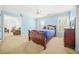 Cozy bedroom features carpet, and a private area, perfect for relaxing and rest at 1561 Annapolis Way, Grayson, GA 30017