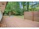 Spacious wooden deck perfect for outdoor entertaining overlooking the backyard at 3363 Briarcliff Ne Rd, Atlanta, GA 30345