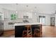 Modern kitchen with a central island and stainless steel appliances, open layout at 3363 Briarcliff Ne Rd, Atlanta, GA 30345