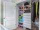 Organized closet with shelving and hanging space, offering ample storage at 560 Goldsboro Ne Rd # C, Atlanta, GA 30307