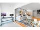 Open living space with distinct work and living areas, featuring modern decor and hardwood floors at 2865 Lenox Road Ne # 602, Atlanta, GA 30324