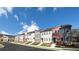 Modern townhome exteriors feature colorful facades and ample windows for natural light at 1578 Driggs Nw Dr # 171, Atlanta, GA 30318