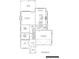 First floor plan featuring a kitchen, living room, dining room, secret office, den and garage at 262 Green Hill Ne Rd, Sandy Springs, GA 30342