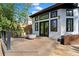 Beautiful back deck with a modern fire pit and stylish architecture, great for entertaining at 1352 Middlesex Ne Ave, Atlanta, GA 30306