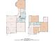 Detailed floor plan of both floors with bedrooms, bathrooms, living room, dining, and garage at 1352 Middlesex Ne Ave, Atlanta, GA 30306