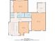 Detailed floor plan showcasing the layout with bedrooms, bathrooms, laundry, and hall dimensions at 1352 Middlesex Ne Ave, Atlanta, GA 30306